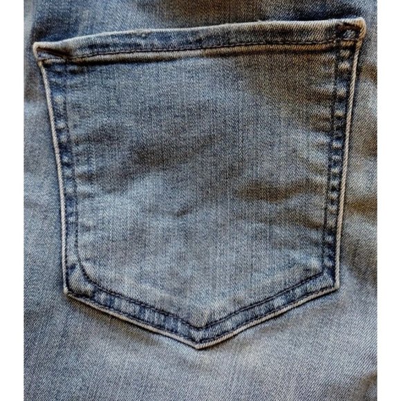 Express Leggings Womens 4 Cropped Mid Rise Stretch Denim Perfect - Picture 16 of 16